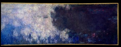 ニンファたち、雲。ジヴェルニーで描かれたトリプティクの右部分。クロード・モネ（1840-1926）の作品 作： Claude Monet