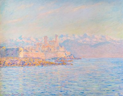 アンティーブの古い砦 作： Claude Monet