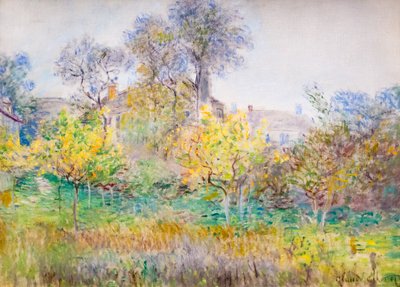 果樹園、c。 1874年（キャンバスに油彩） 作： Claude Monet
