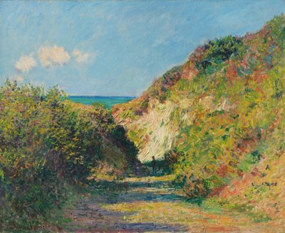 沈んだ道、1882 作： Claude Monet