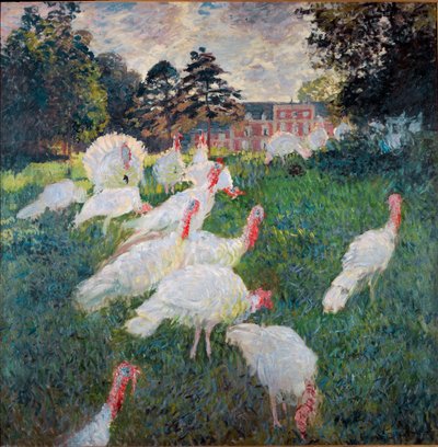 七面鳥 作： Claude Monet