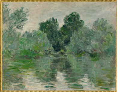 セーヌ川のブラジャー（油彩・キャンバス） 作： Claude Monet