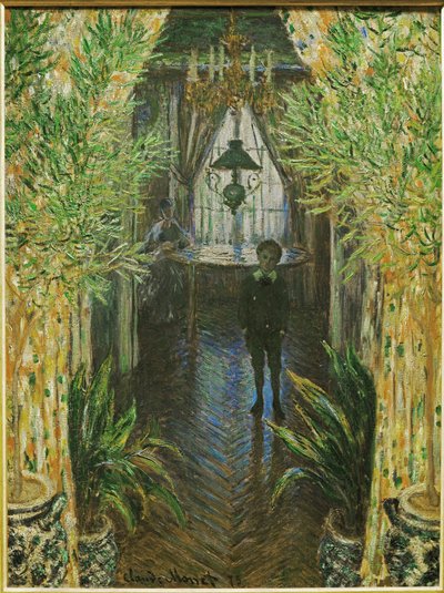 アパルトマンのコイン（油彩・キャンバス） 作： Claude Monet