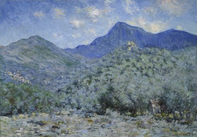 ボルディゲーラ近くのグッドバレー 作： Claude Monet