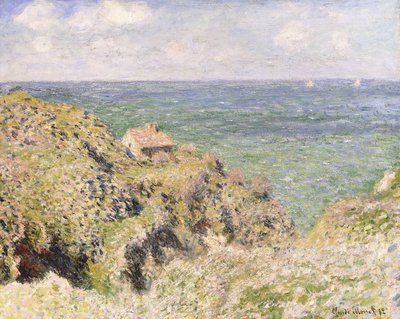Varengeville Gorge、1882 作： Claude Monet