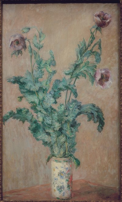 ケシの花瓶 作： Claude Monet