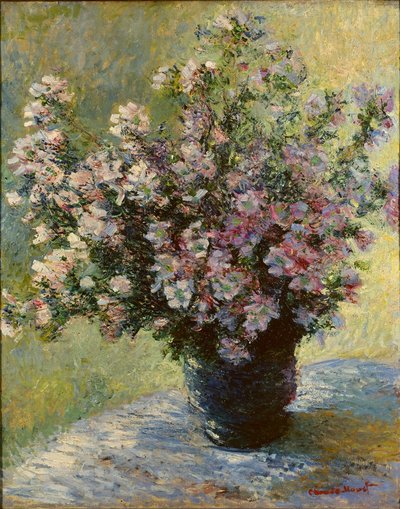 花瓶の花、1881～1882年頃。 作： Claude Monet