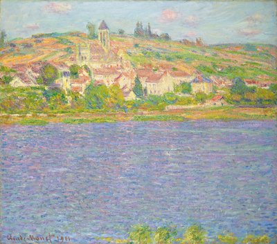 太陽の下のヴェトゥイユ;ヴェトゥイユ、エフェドソレイユ、1901 作： Claude Monet
