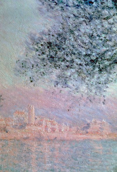 アンティーブの眺め、詳細、1888 作： Claude Monet