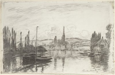 ルーアンの眺め、1883年 作： Claude Monet