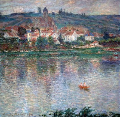 村ヴェトゥイユ、1901 作： Claude Monet