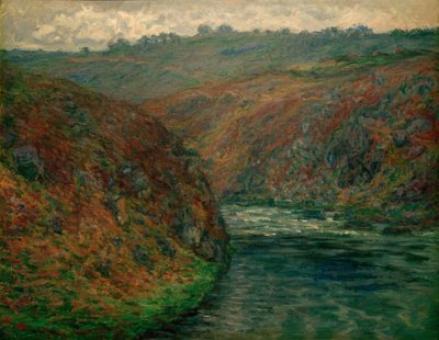 クルース、暗い天気の眺め 作： Claude Monet