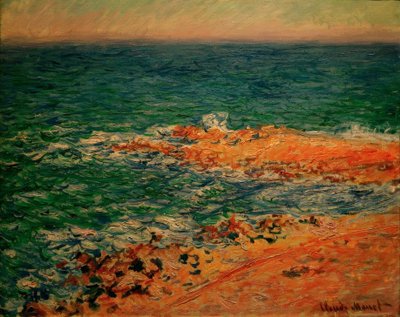 海の眺め 作： Claude Monet