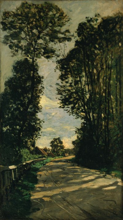 ウォーク（サンシメオン農場の道） 作： Claude Monet