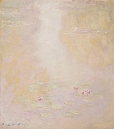 睡蓮、ジヴェルニー、1908 作： Claude Monet