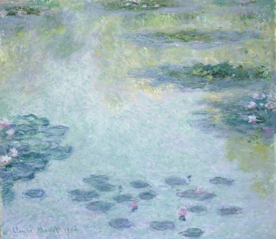 「スイレン」、1906 作： Claude Monet