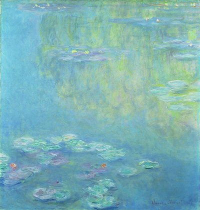 スイレン、1906 作： Claude Monet