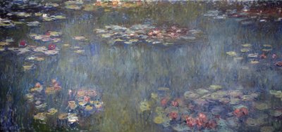 睡蓮の池、緑の反射 作： Claude Monet
