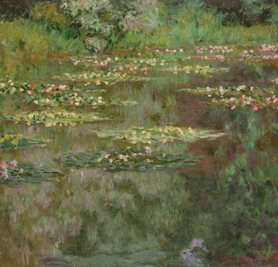 睡蓮または睡蓮の池（ニンフェアス）1904年（帆布に油彩） 作： Claude Monet