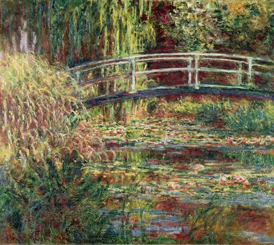 睡蓮の池：ピンクハーモニー 作： Claude Monet