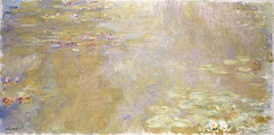スイレンの池、1917〜1919年頃 作： Claude Monet