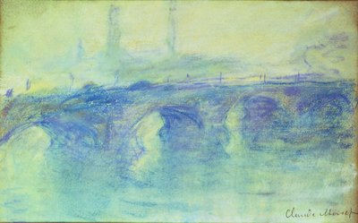ウォータールー橋、1899年頃 作： Claude Monet
