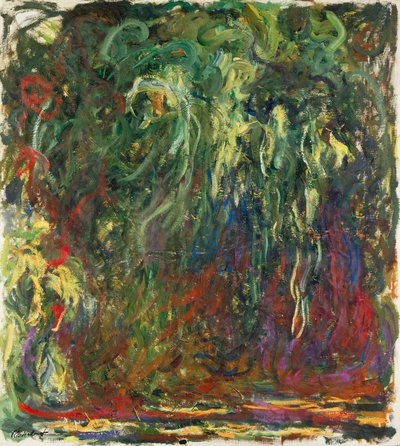 シダレヤナギ、1920-1922。 作： Claude Monet