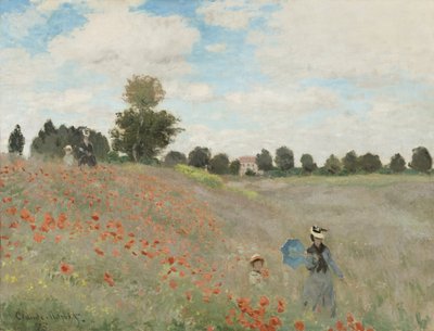 ケシ畑 作： Claude Monet