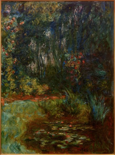 スイレン盆地の角度、1918年 作： Claude Monet