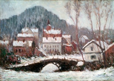 冬の風景、1895年。 作： Claude Monet