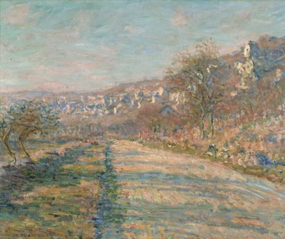 ラロッシュギヨンの道 作： Claude Monet