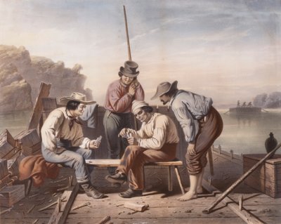 ミシシッピ州のラフツマンのトランプ 作： Claude Régnier