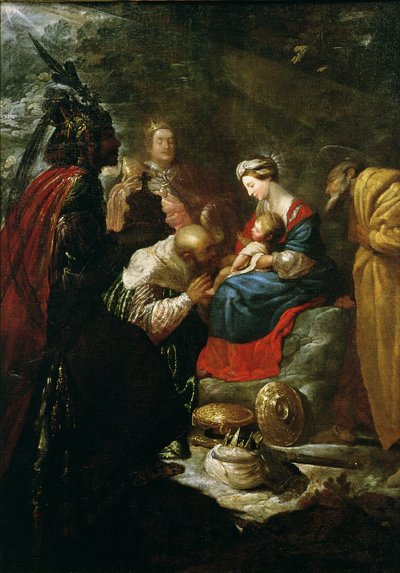 賢者の礼拝、1619年 作： Claude Vignon