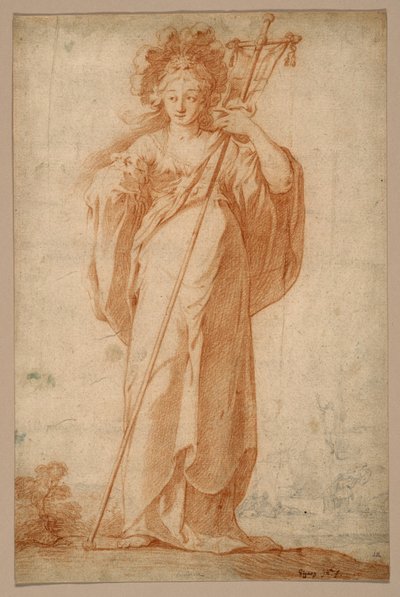 Cuman Sibyl、c.1630 作： Claude Vignon