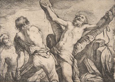 聖アンドリューの殉教、1623年。 作： Claude Vignon
