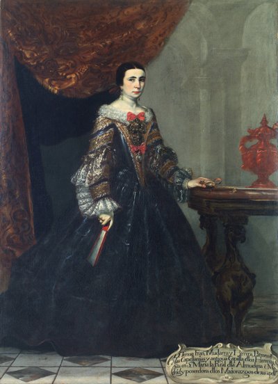 テレサ・フランシスカ・ムダラ・イ・エレラの肖像、c。 1620 作： Claudio Coello