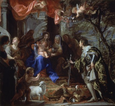 フランス王ルイが慕う聖母子像 1665年頃 油彩・カンヴァス 作： Claudio Coello