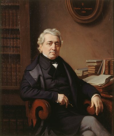 トーマス・マリー・フランソワ・ソヴァージュの肖像 1794-1877, 1850. 作： Claudius Lavergne
