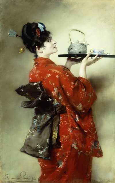 日本の女性;日本人 作： Clemens von Pausinger