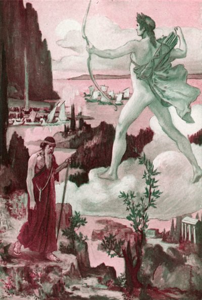 ホーマーによるイリアスのイラスト 作： Clement Goutier