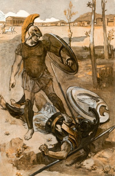 ホーマーによるイリアスのイラスト 作： Clement Goutier