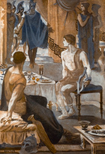 ホーマーによるイリアスのイラスト 作： Clement Goutier