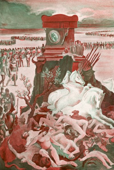 ホーマーによるイリアスのイラスト 作： Clement Goutier