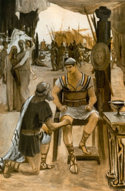 ホーマーによるイリアスのイラスト 作： Clement Goutier