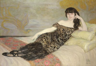 アンナ・ド・ノアイユ（1876-1933）、1914 作： Clementine Helene Dufau