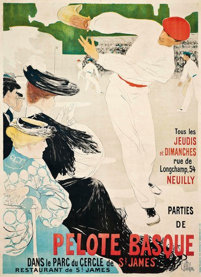 バスクペロタ、c。 1903年。 作： Clementine Helene Dufau