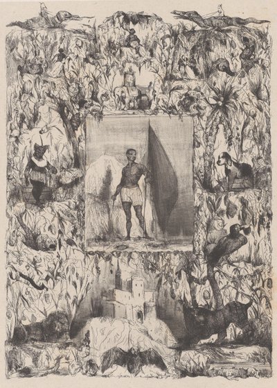 Bug-Jargal、の。 1832年。 作： Célestin Nanteuil