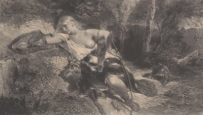 クロリンデ、1847年。 作： Célestin Nanteuil