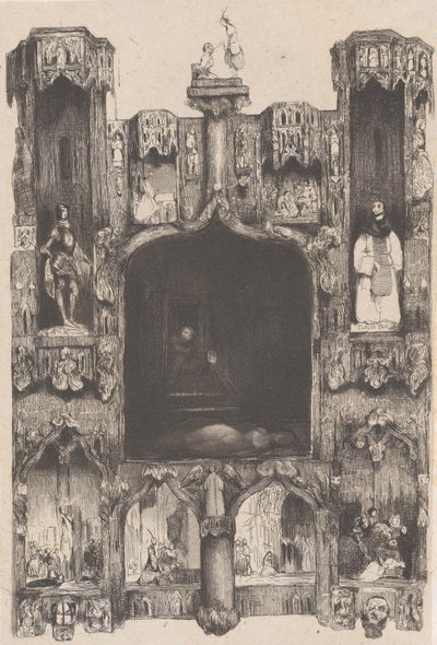 パリのノートルダム大聖堂、1832 年。 作： Célestin Nanteuil