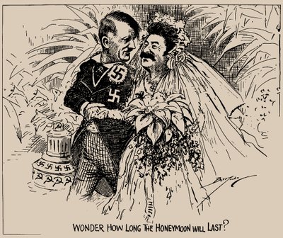 ハネムーンはいつまで続くのだろうか The Washington Star, 1939. 作： Clifford K. Berryman